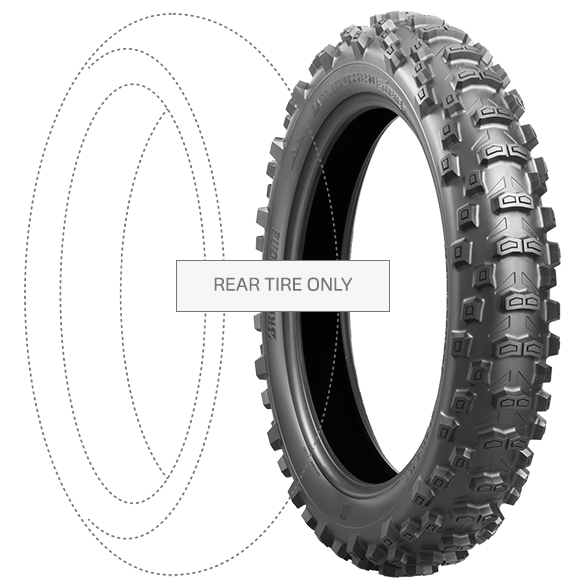 N.O.S pneu BRIDGESTONE MOTOCROSS M57 80/100-21 57M moto cross